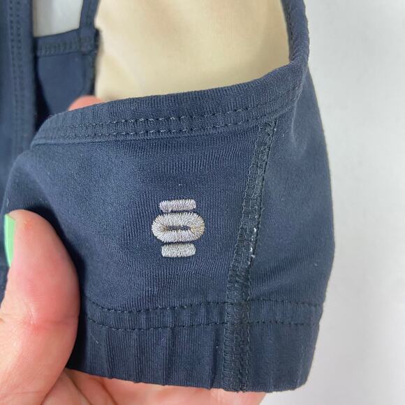 Tonic T-Strap Racerback Sports Bra Size S Black Stretch Knit‎ Lightly Lined - Picture 5 of 6